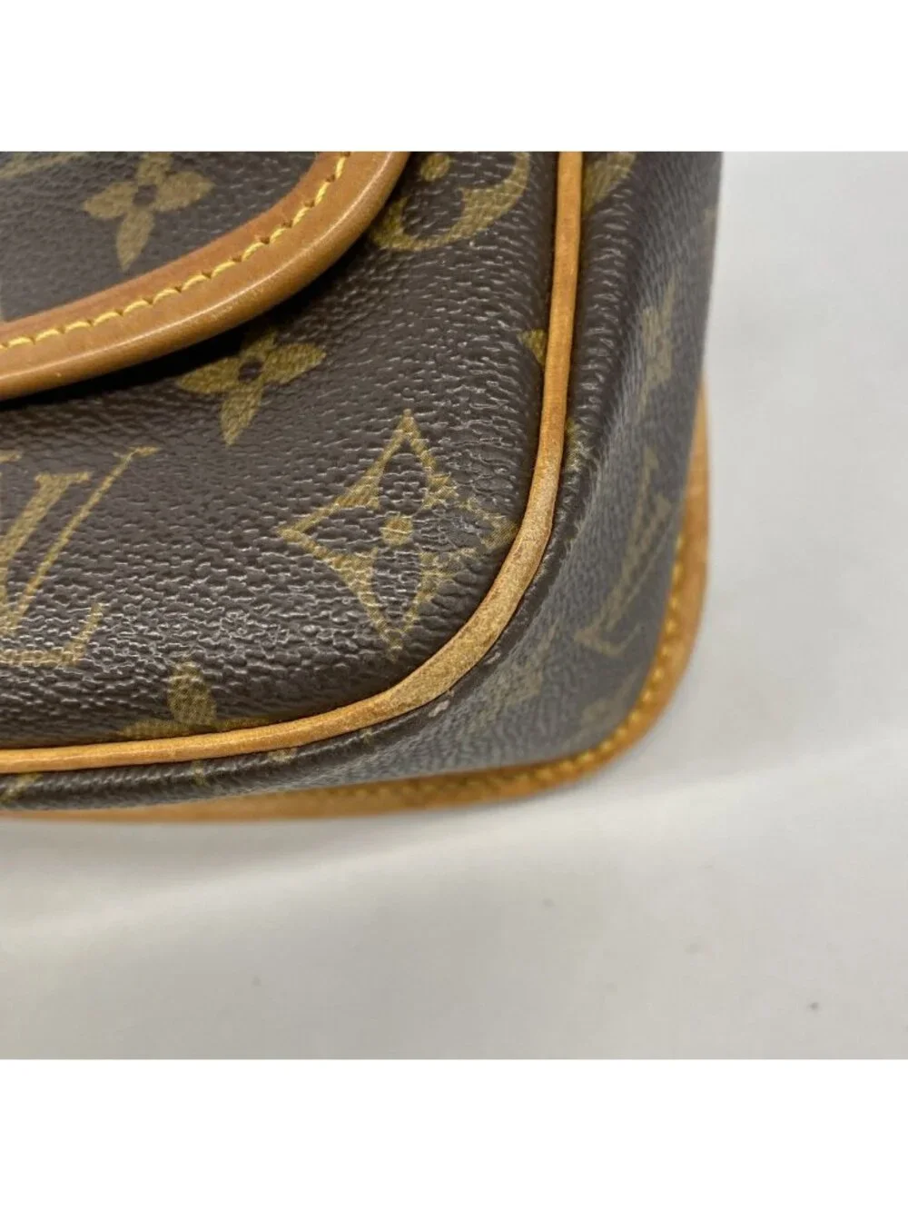 Louis Vuitton Shoulder Bag Monogram Sologne Brown